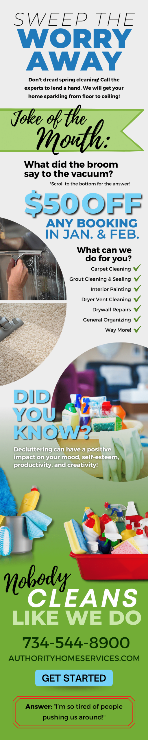 Sweep the Worry Away! 1