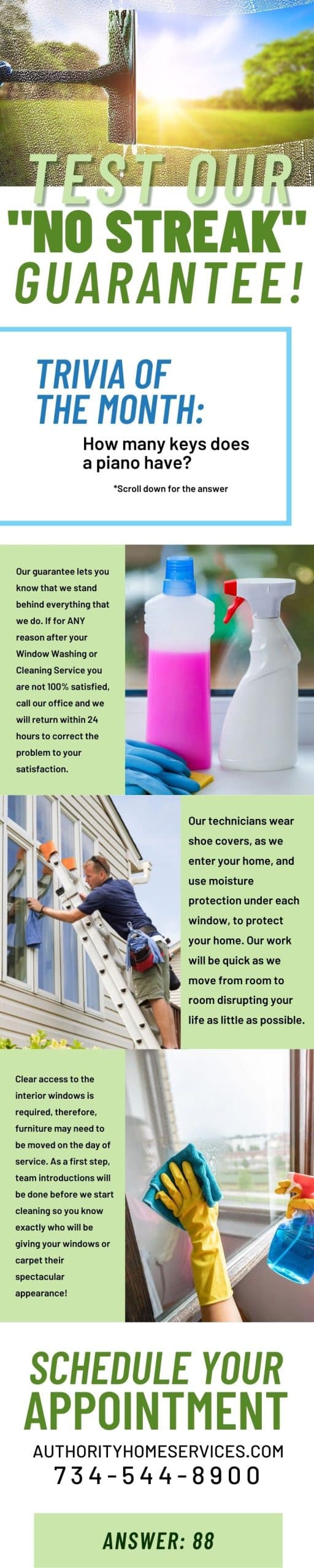 Test Our "No Streak" Guarantee! 3